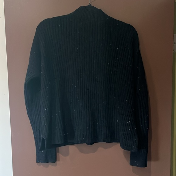 Madewell Cashmere & Wool Mock Neck Black Sweater - Picture 5 of 5